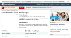 Desktop Screenshot of kundenbewertung.onlinehaendler.org